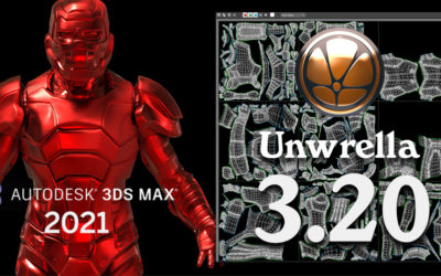 3ds Max 2021 support: Unwrella 3.20