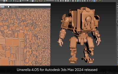 Unwrella for 3ds Max & Maya 2024 released