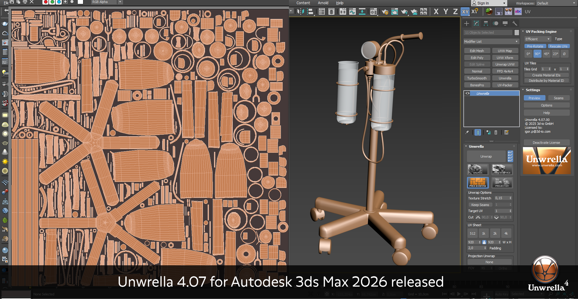 Unwrella for 3ds Max and Maya 2026 Unwrella for 3ds Max and Maya 2026