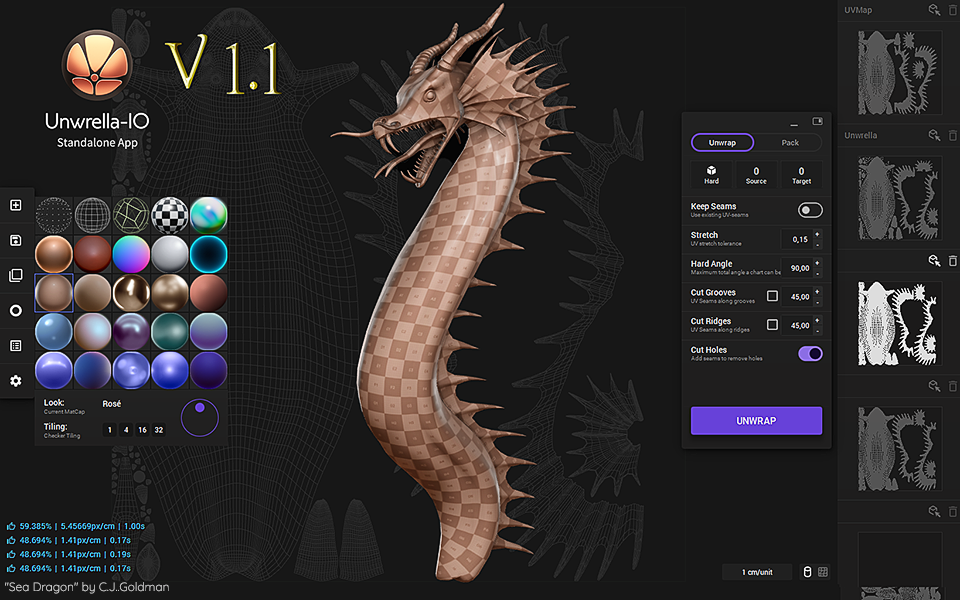 Unwrella-IO 1.1 is Here: Smarter UVs. Seamless Workflow.