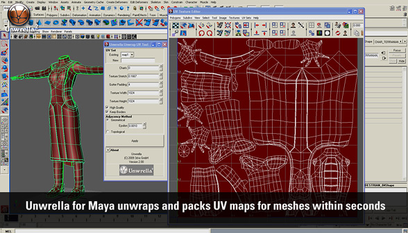 Unwrella Maya screenshot